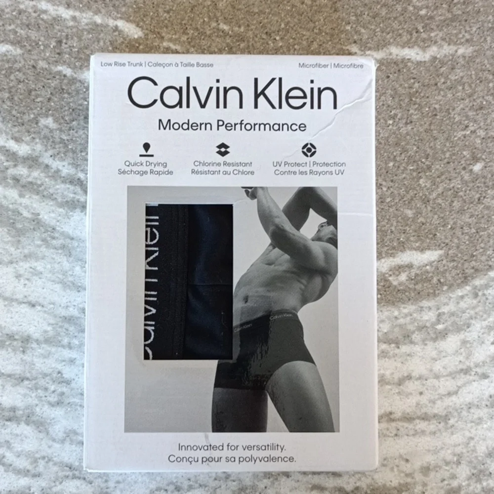 Calvin Klein Men's Modern Performance Low Rise Trunk Underwear New Size XL